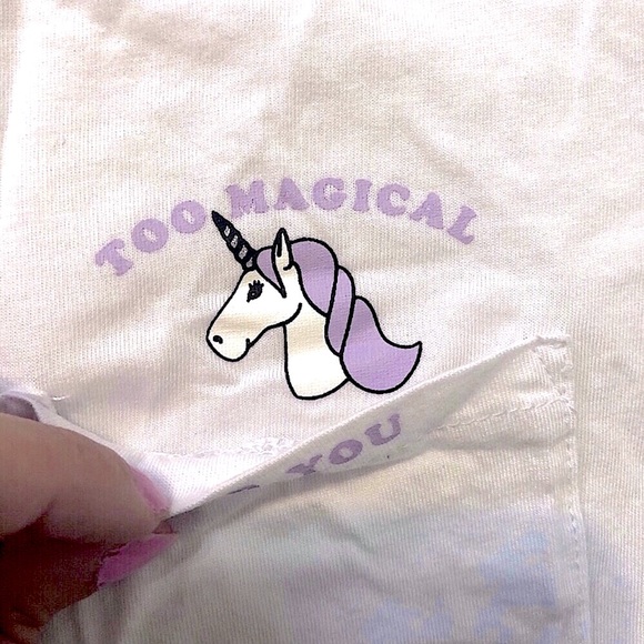 NWOT A.lab 🦄 unicorn too magical t-shirt - Picture 4 of 9